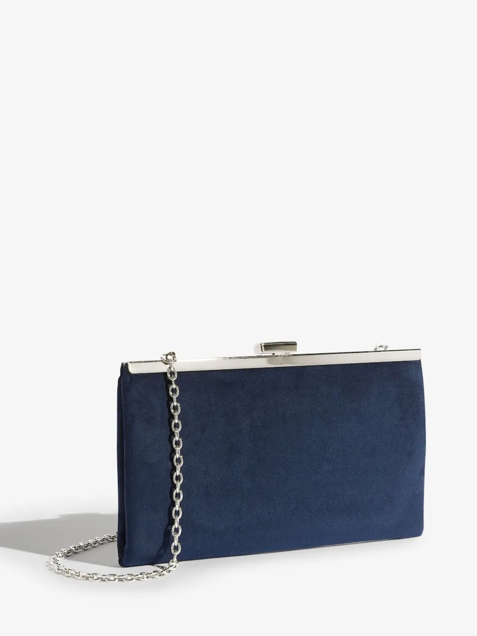 Friends Like These Navy Suedette Occasion Clutch Bag