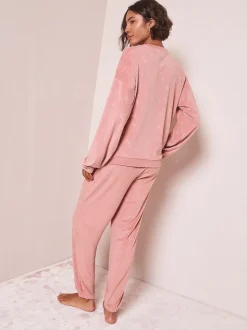 Friends Like These Pink Bow Embossed Pyjama Bottoms