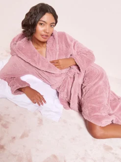 Friends Like These Pink Bow Maxi Robe