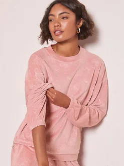 Friends Like These Pink Bow Embossed Long Sleeve Pyjamas