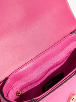 Friends Like These Pink 3D Floral Chain Shoulder Bag