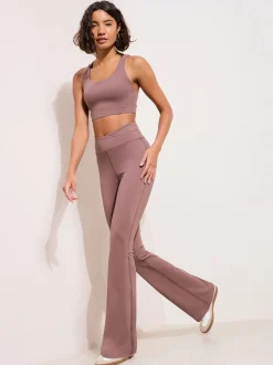 Friends Like These Pink Studio Yoga Flare Leggings