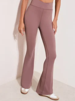 Friends Like These Pink Studio Yoga Flare Leggings