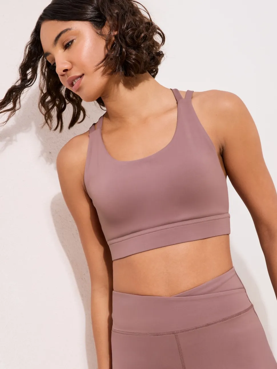 Friends Like These Pink Studio Strappy Back Sports Bra