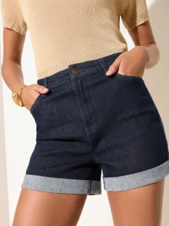 Friends Like These Rinse Wash Boyfriend Denim Shorts