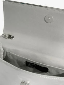 Friends Like These Silver Gold Foldover Clutch Bag