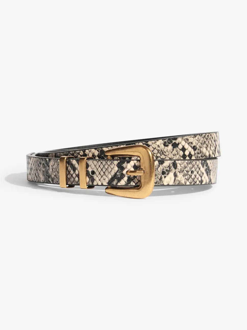 Friends Like These Snake Print, Burgandy and Black Belts 3 Pack