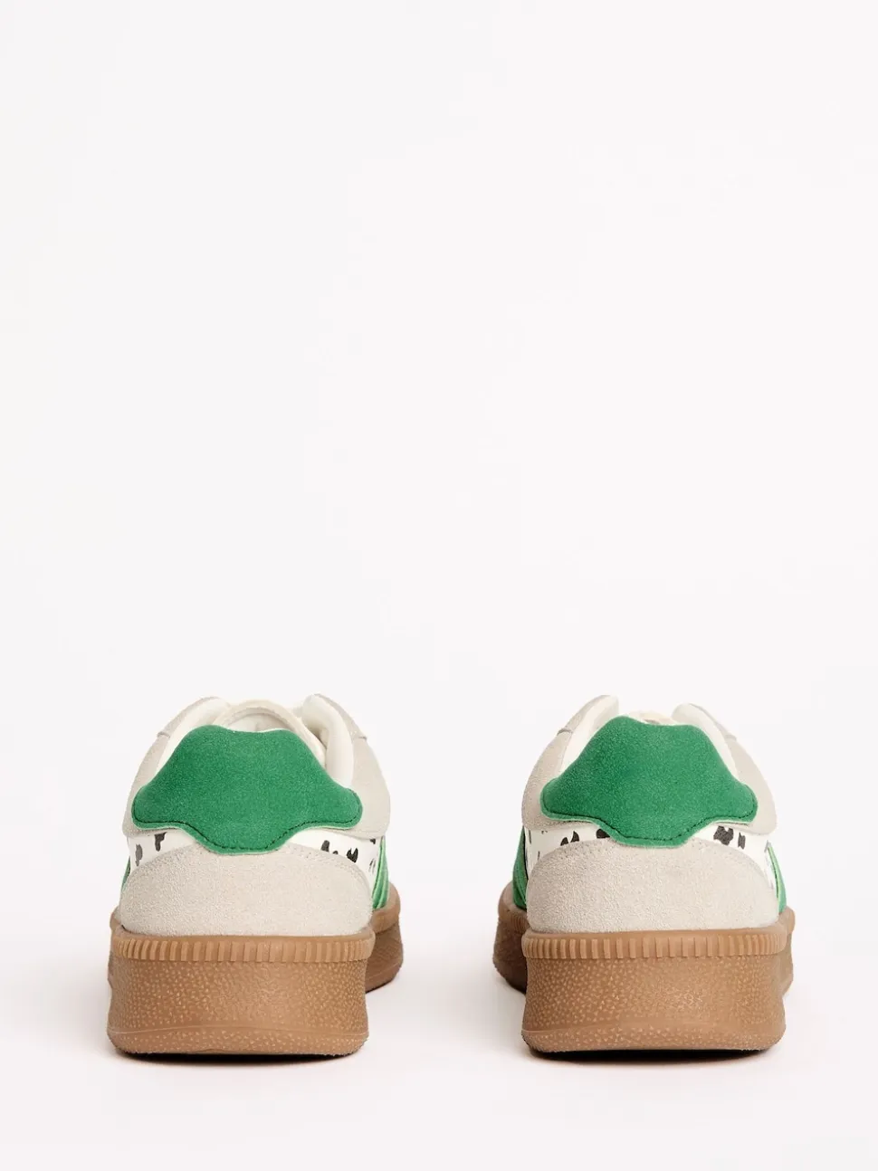 Friends Like These White Spot Standard Fit Lace Up Retro Gumsole Sports Trainers
