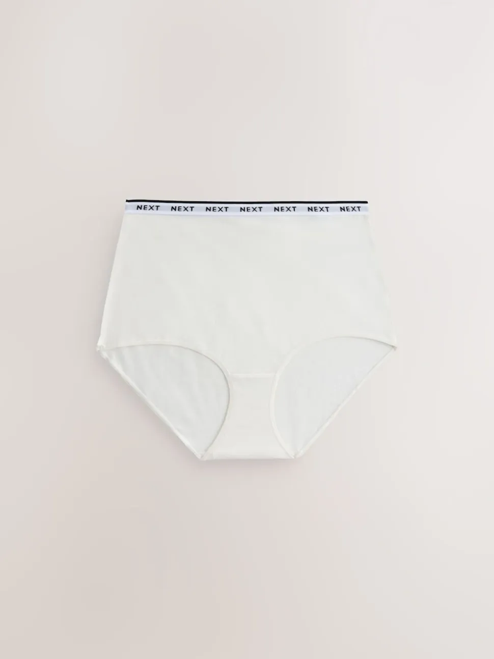 Gingham Print Full Brief Cotton Logo Knickers 7 Pack