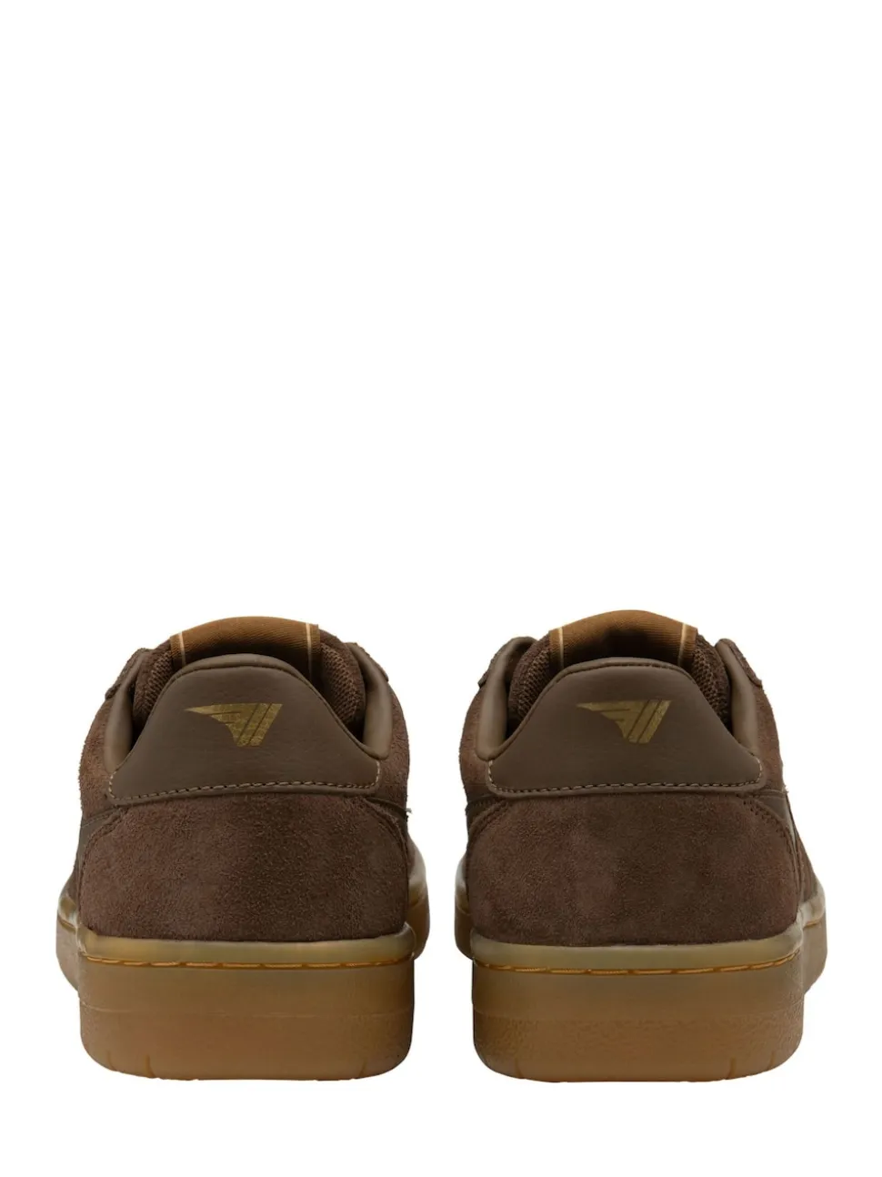 Gola Dark Brown Suede Womens Hawk Trainers