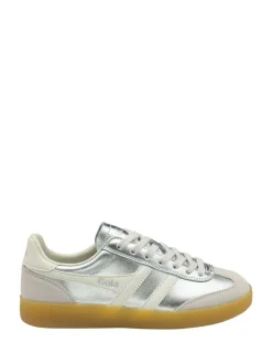 Gola Silver Off White Gum Womens Viper Trainers