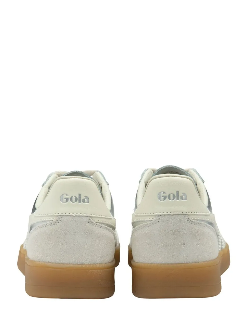 Gola Silver Off White Gum Womens Viper Trainers