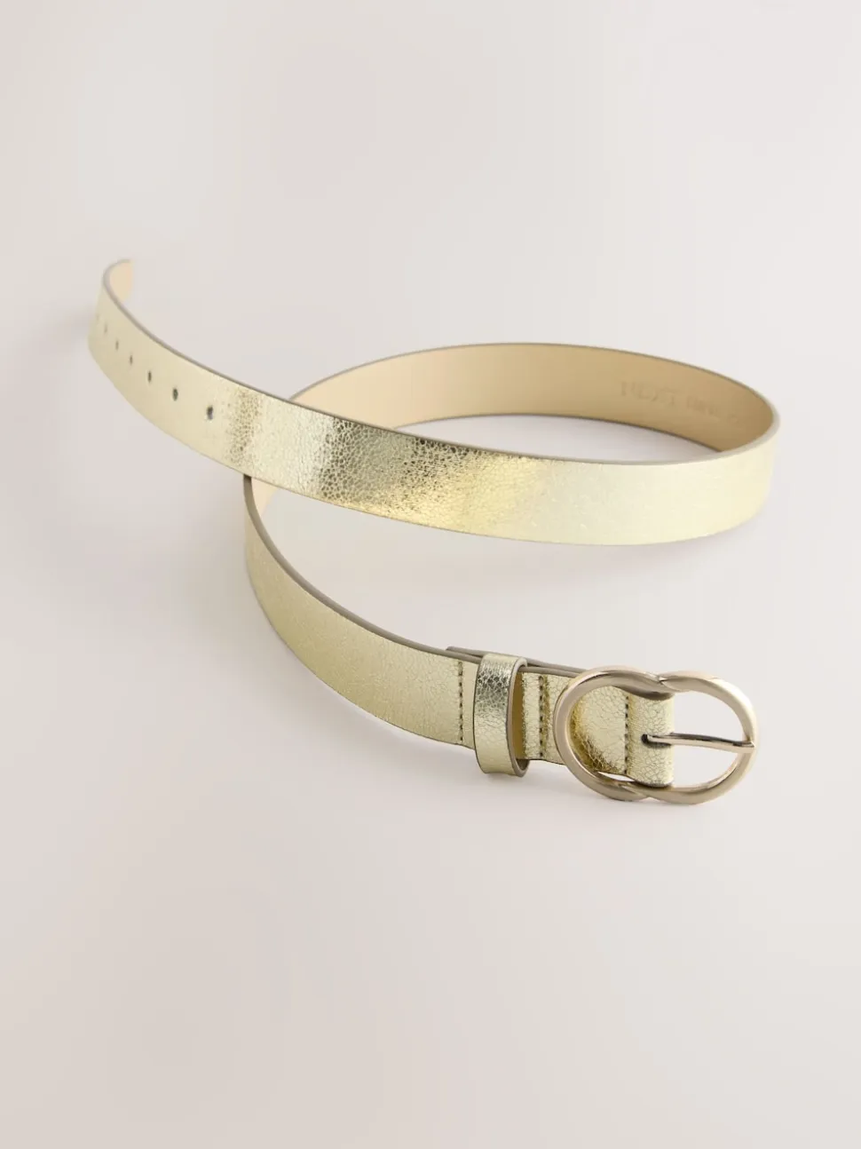 Gold Crackle Regular PU Belt