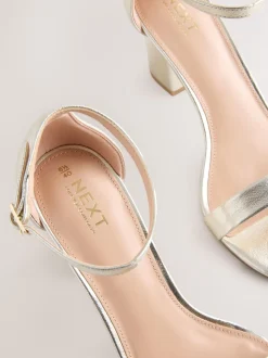 Gold Standard/Wide Fit Block Heel Sandals