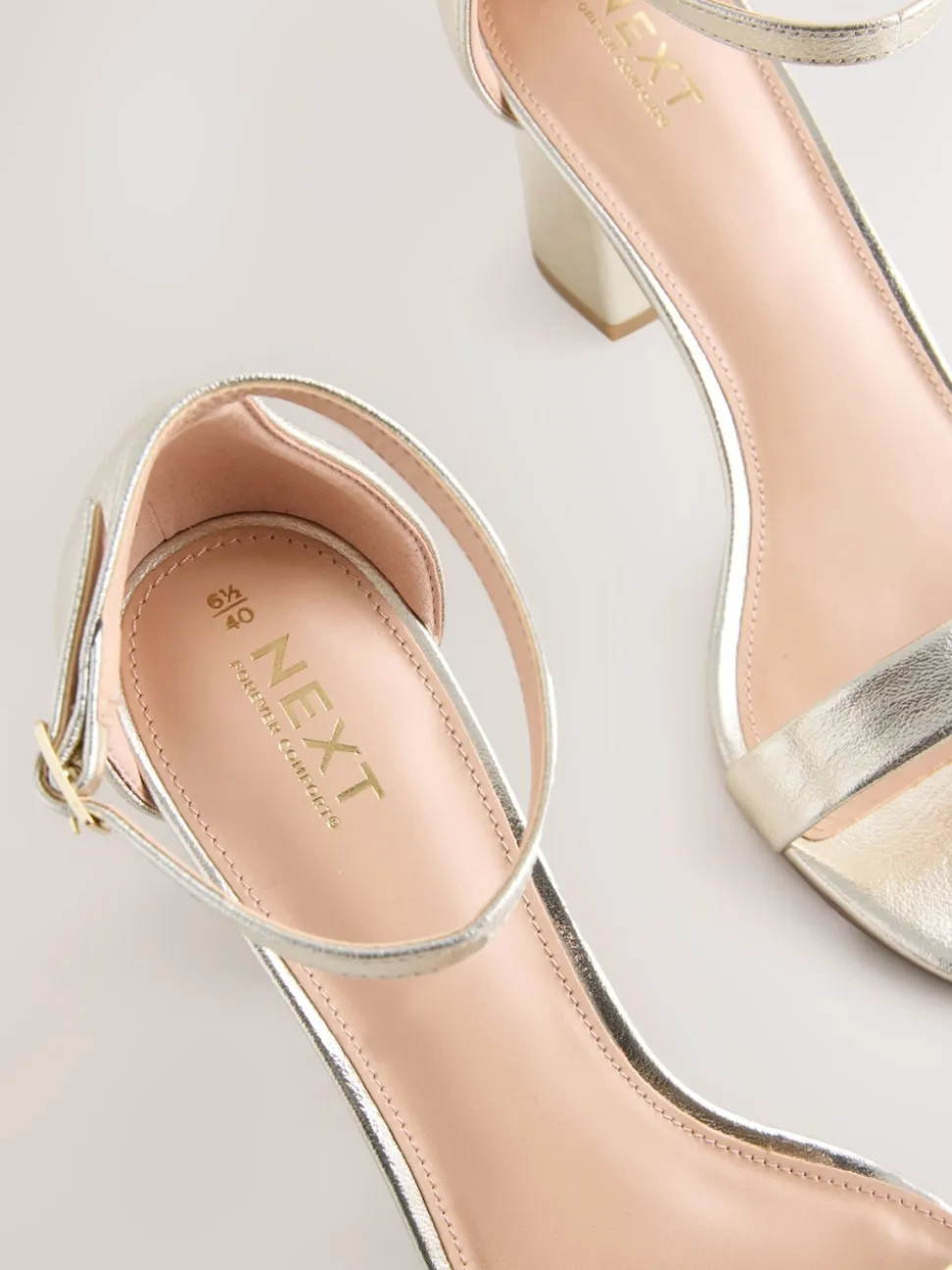 Gold Standard/Wide Fit Block Heel Sandals