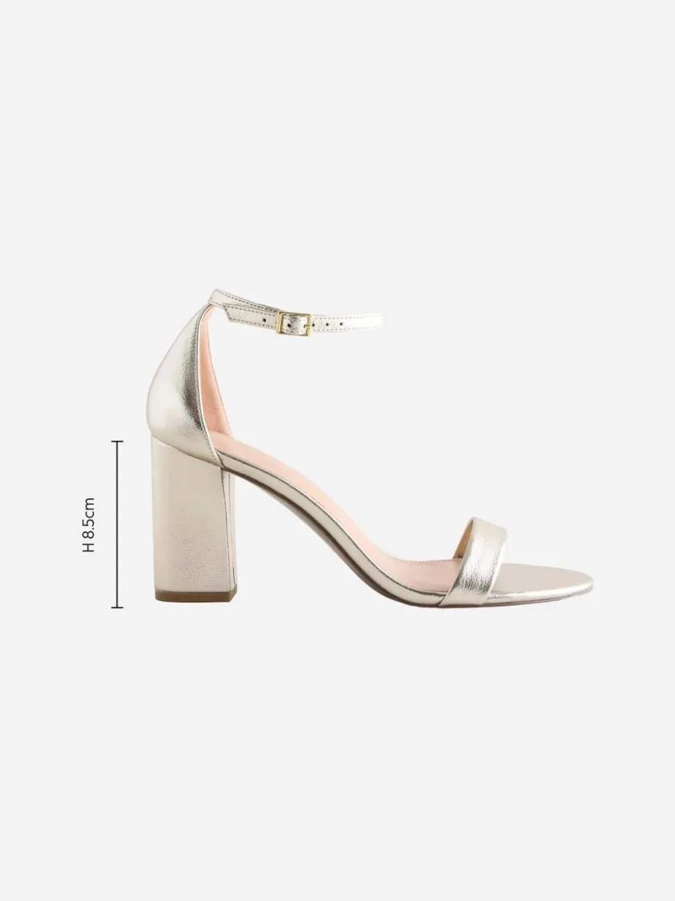 Gold Standard/Wide Fit Block Heel Sandals