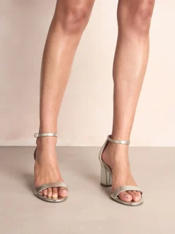 Gold Standard/Wide Fit Block Heel Sandals