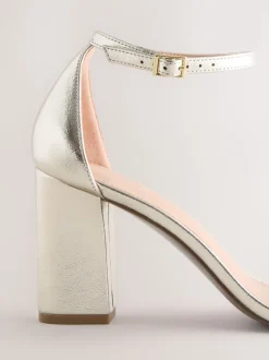 Gold Standard/Wide Fit Block Heel Sandals