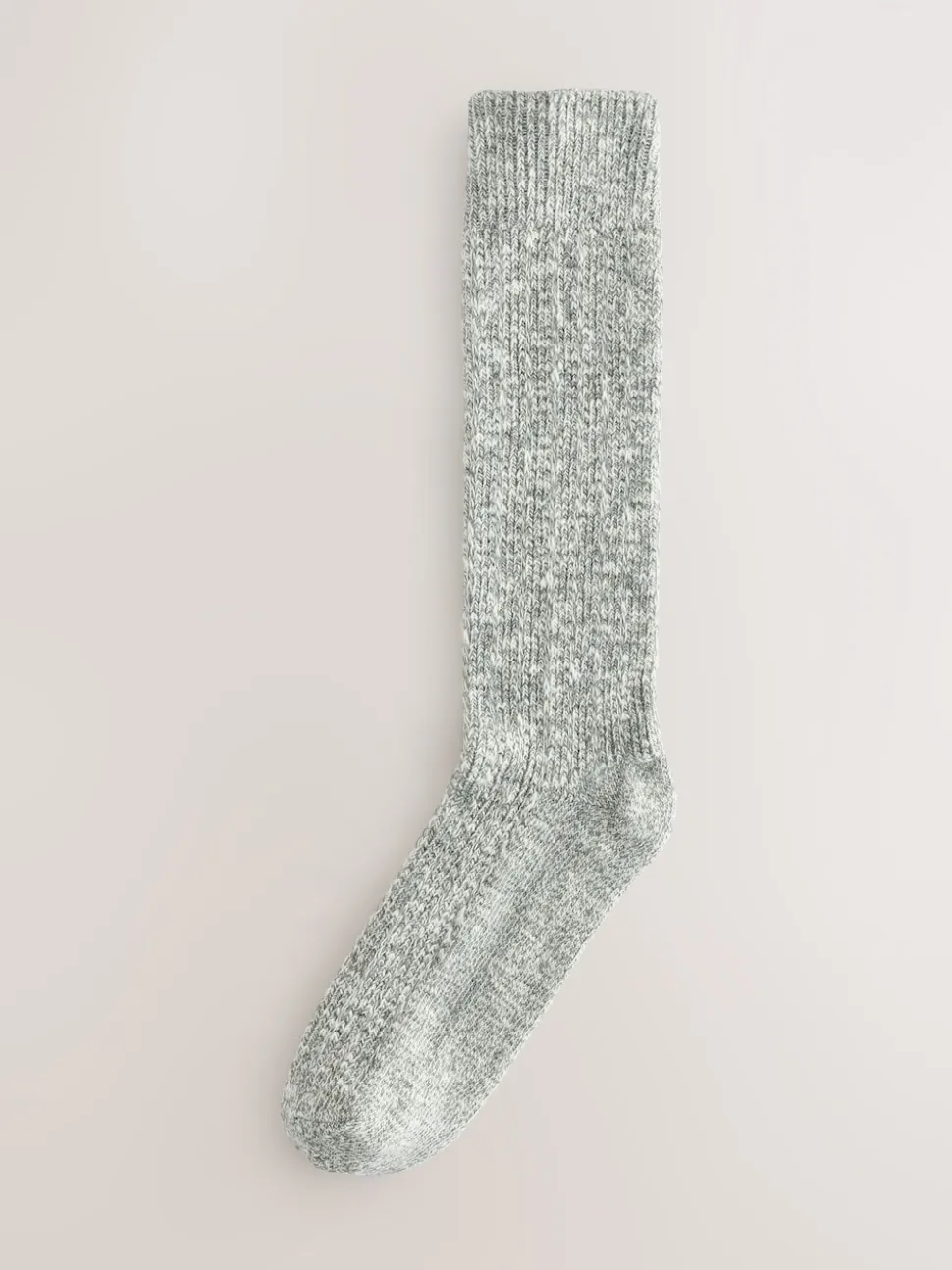 Green Cotton Slub Slouchy Ankle Socks 3 Pack