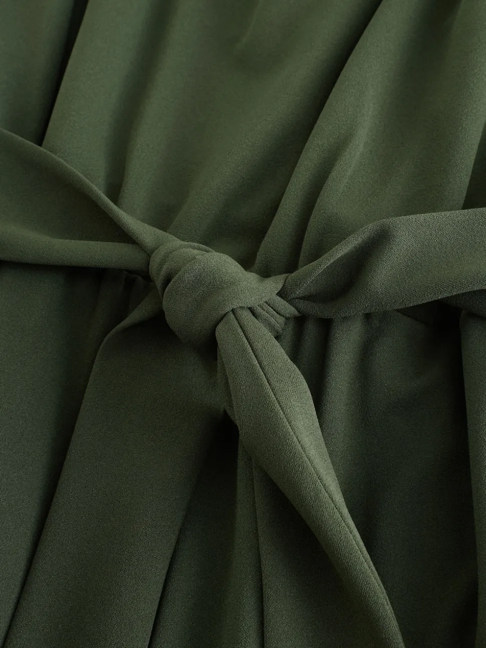 Green Occasion Cowl Neck Sleeveless Jersey Jumpsuit