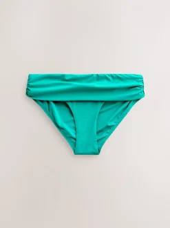 Green Roll Top Bikini Bottoms