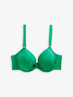 Green Shaping Padded Wired Bikini Top