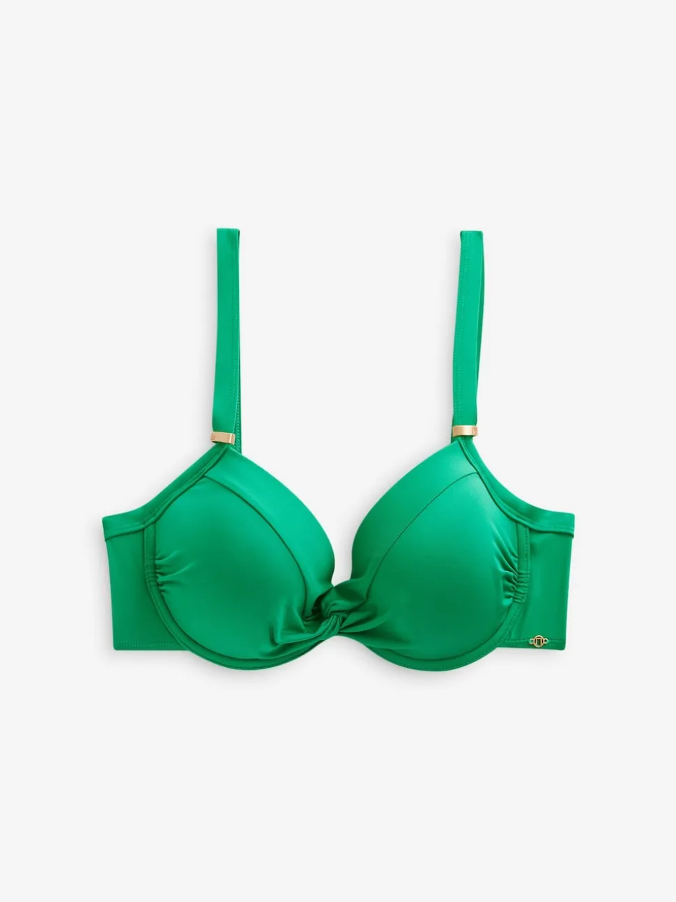Green Shaping Padded Wired Bikini Top