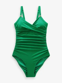 Green Shaping Tummy Control Swimsuit
