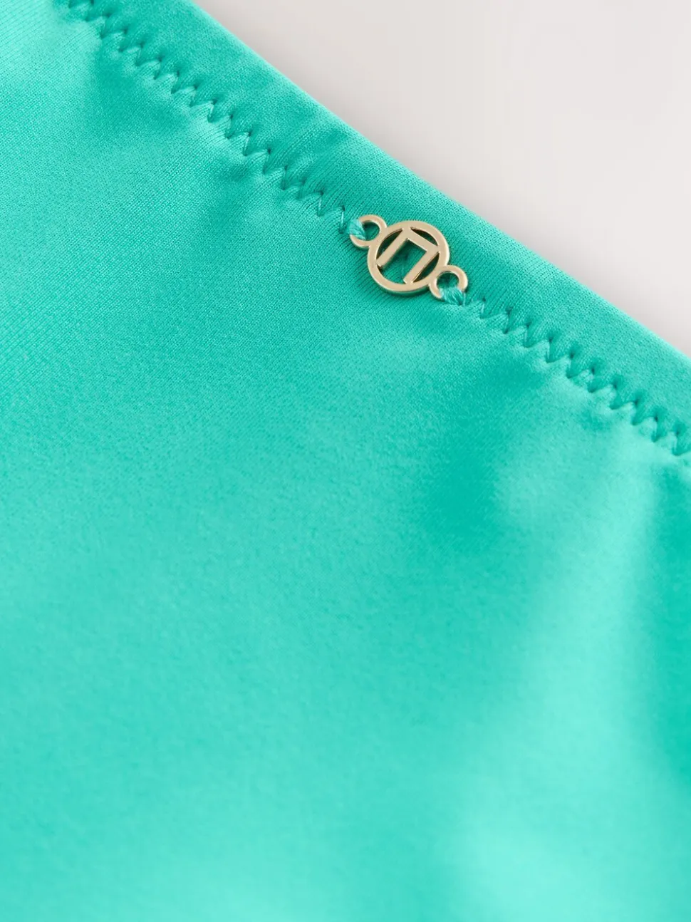 Green Tie Side Bikini Bottoms