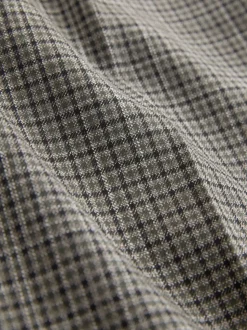 Green/Grey Check Slim Trousers