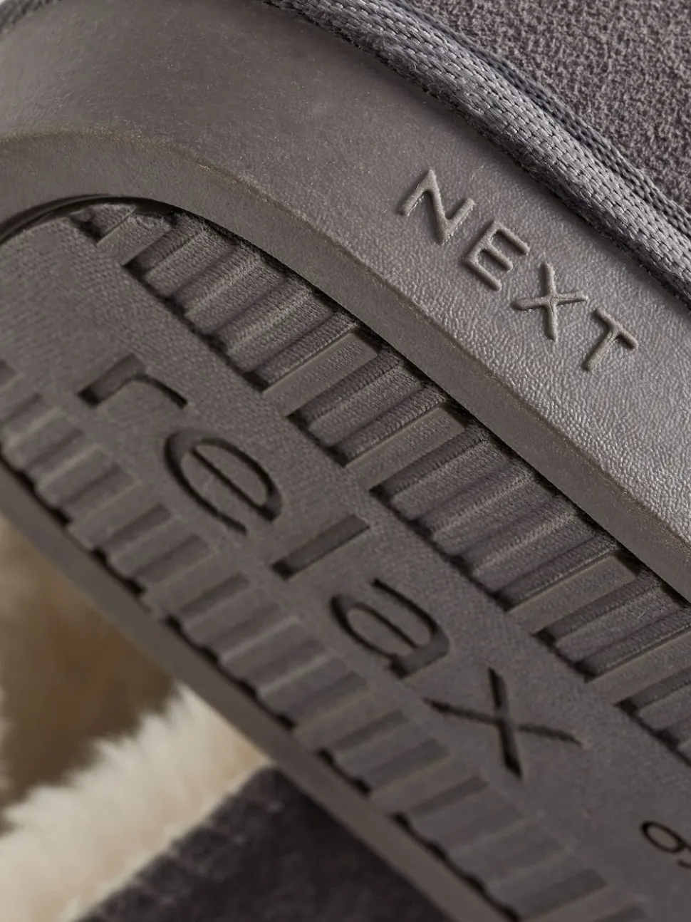Grey Faux Fur Lined Suede Slipper Boots