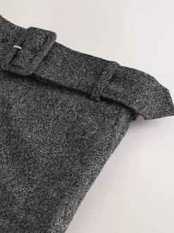 Grey Fleck Tailored Pencil Skirt