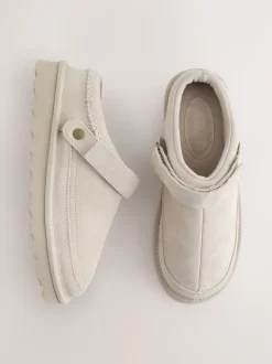 Grey Forever Comfort® Chunky Sole Footbed Clogs