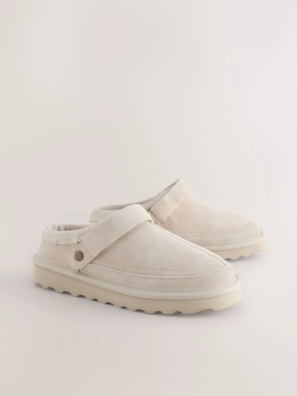 Grey Forever Comfort® Chunky Sole Footbed Clogs