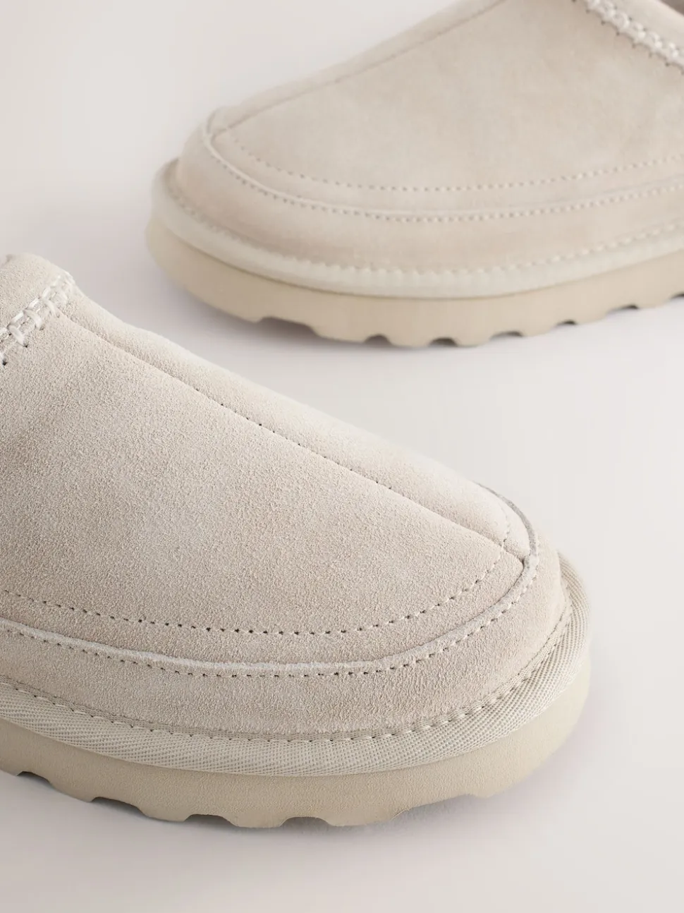 Grey Forever Comfort® Chunky Sole Footbed Clogs