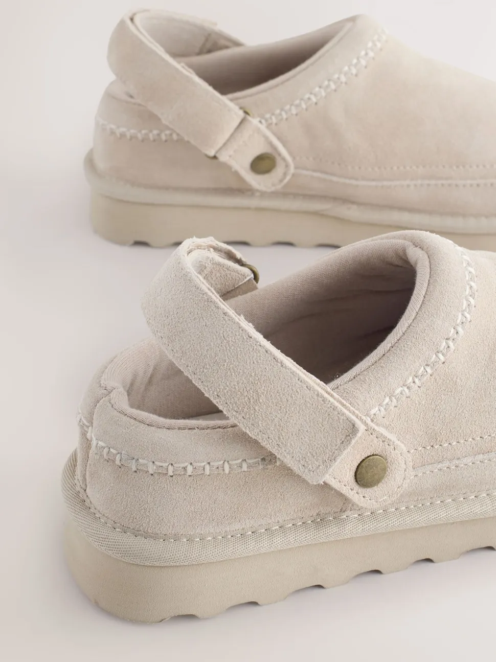 Grey Forever Comfort® Chunky Sole Footbed Clogs