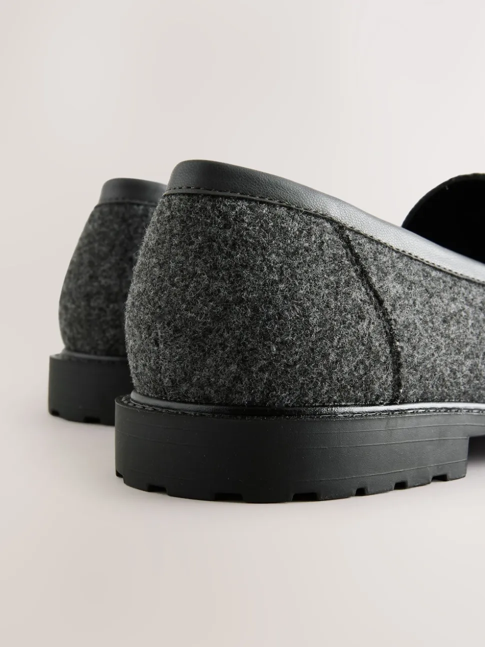 Grey Forever Comfort® Trim Hardware Round Toe Loafers