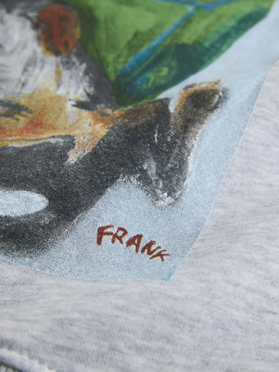Grey License Frankie Thorpe Sausage Dog Graphic Sweatshirt