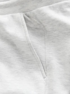 Grey Marl Premium Wide Leg Jersey Joggers