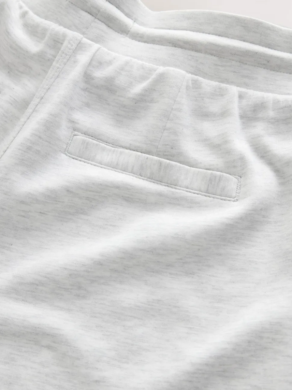 Grey Marl Premium Wide Leg Jersey Joggers