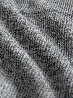 Grey Marl Ribbed Seamless High Waist Leggings