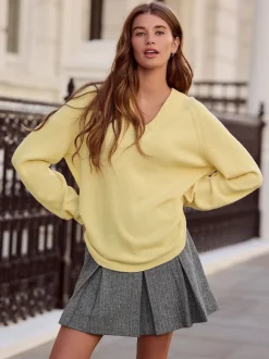 Grey Mini Kilt Skirt With Wool