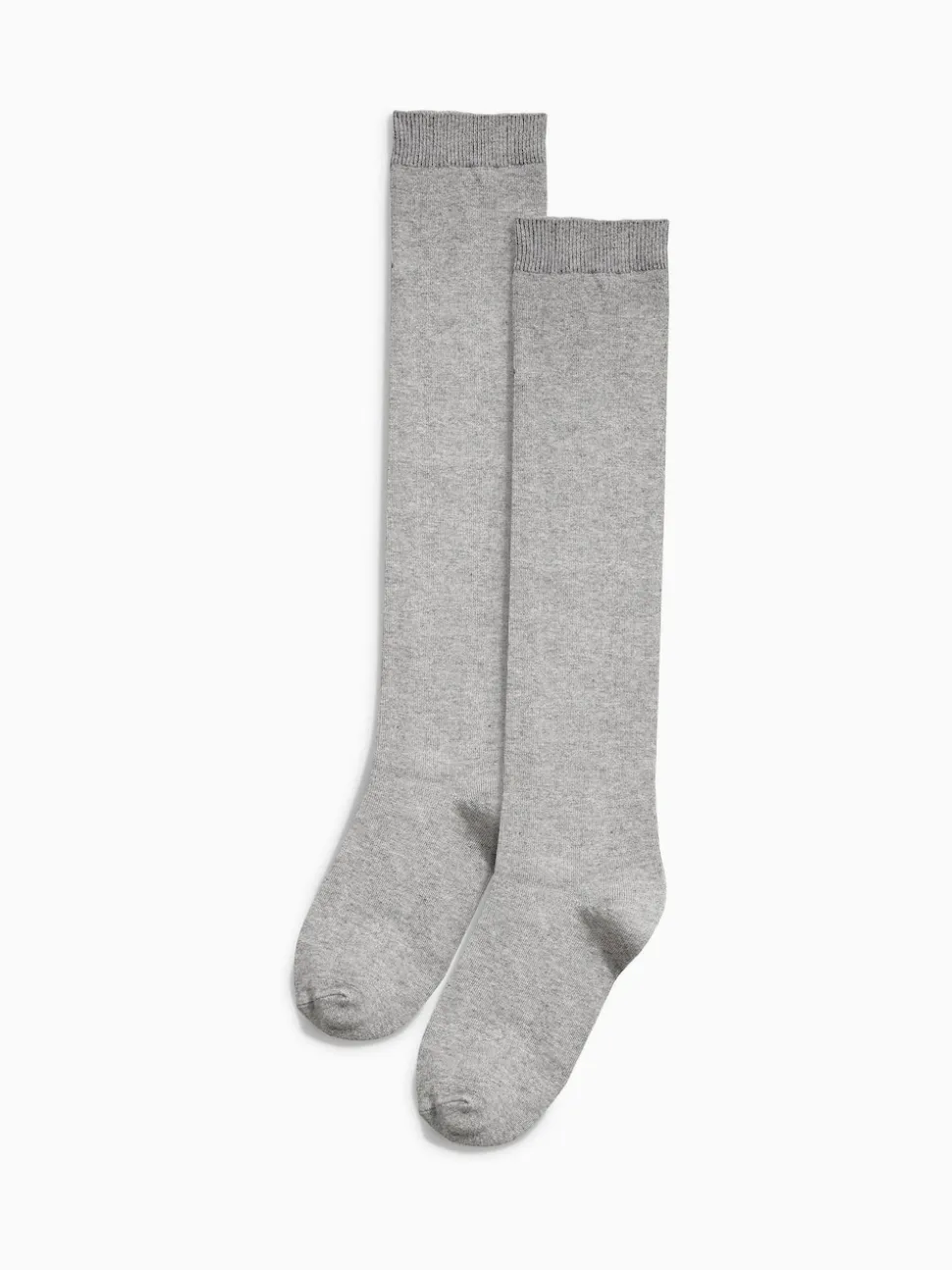 Grey Modal Blend Knee High Socks 2 Pack