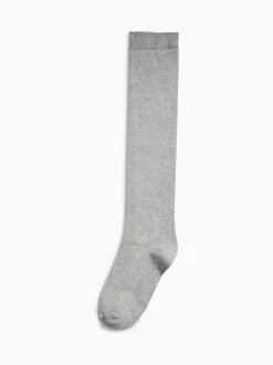 Grey Modal Blend Knee High Socks 2 Pack