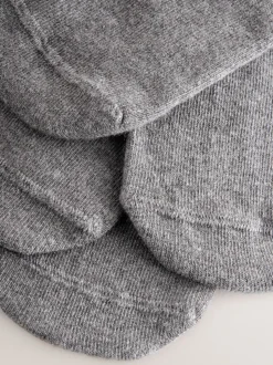 Grey Modal Invisible Socks 4 Pack