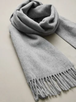 Grey N. Premium Made in Italy Midweight Scarf