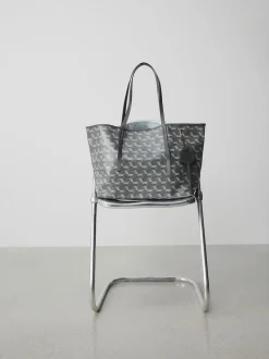 Grey Printed Shoulder Bag