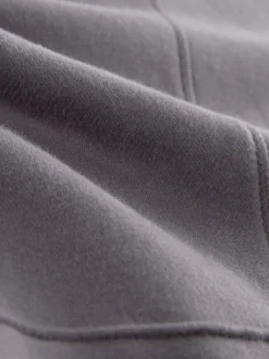 Grey Relaxed Fit Longline Hoodie
