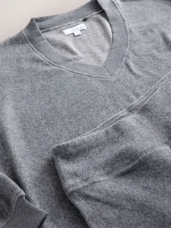 Grey STUDIO Fleece Tunic & Joggers Set