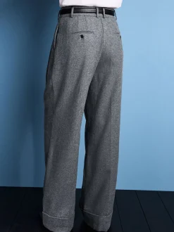 Grey Tabitha Simmons X Next Wool Blend Wide Leg Trousers